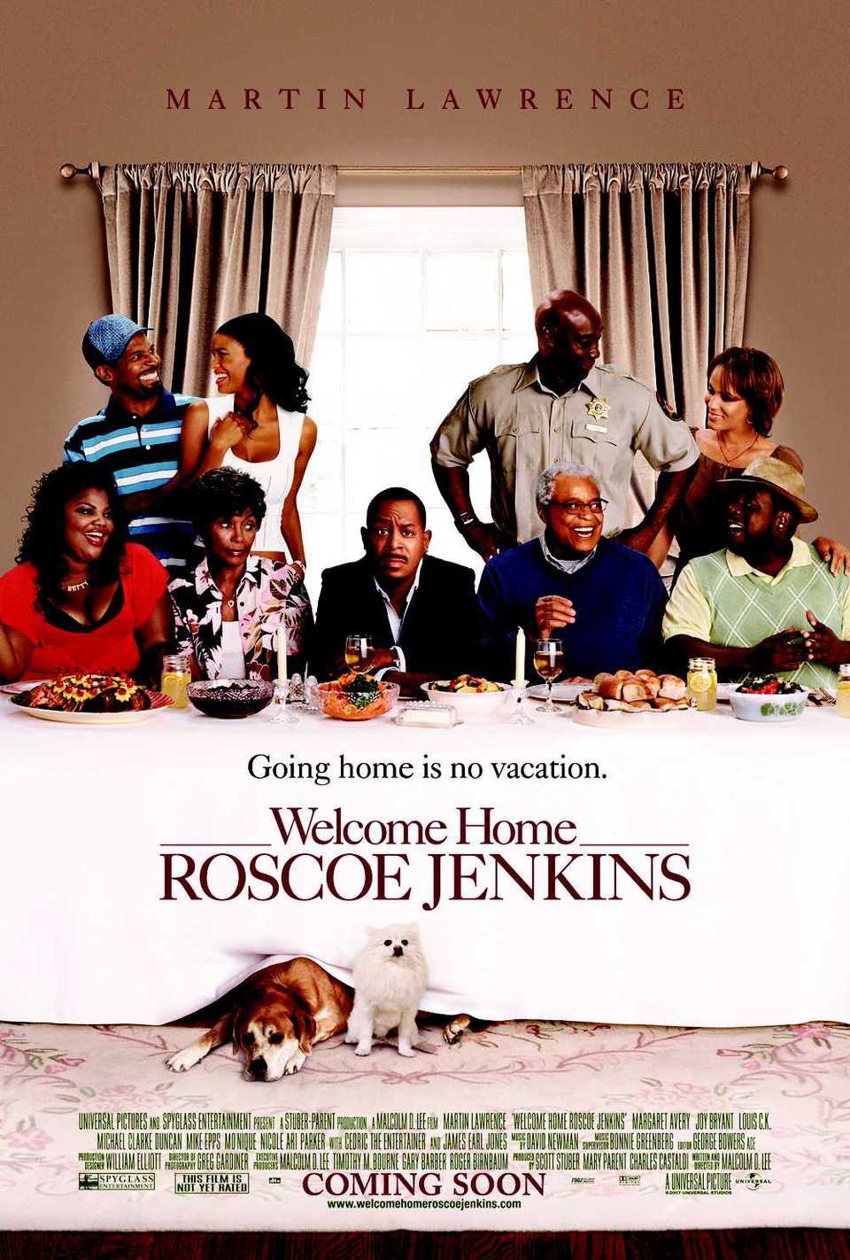 Cartel de Bienvenido a Casa Roscoe Jenkins - Estados Unidos