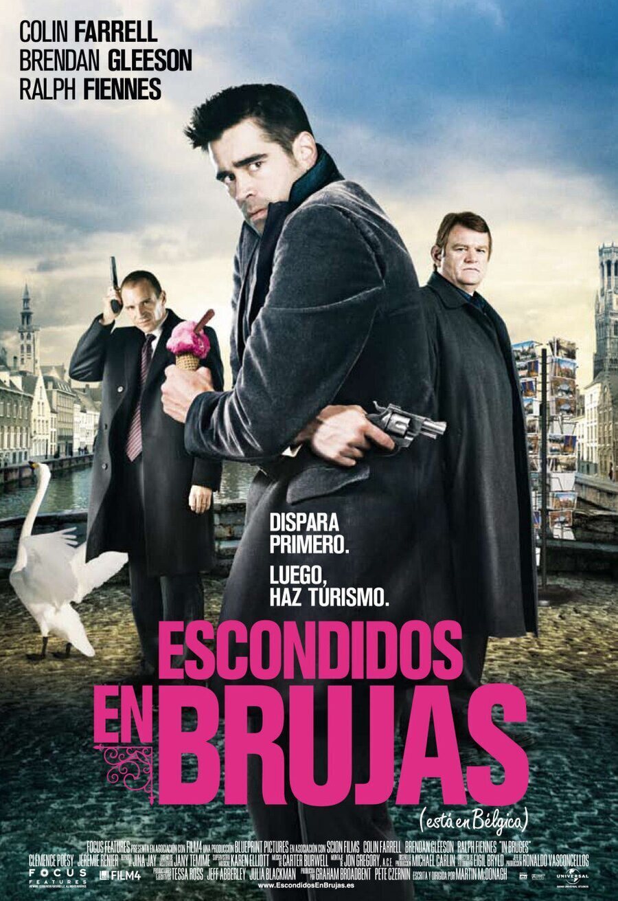 Cartel de Escondidos en Brujas - España