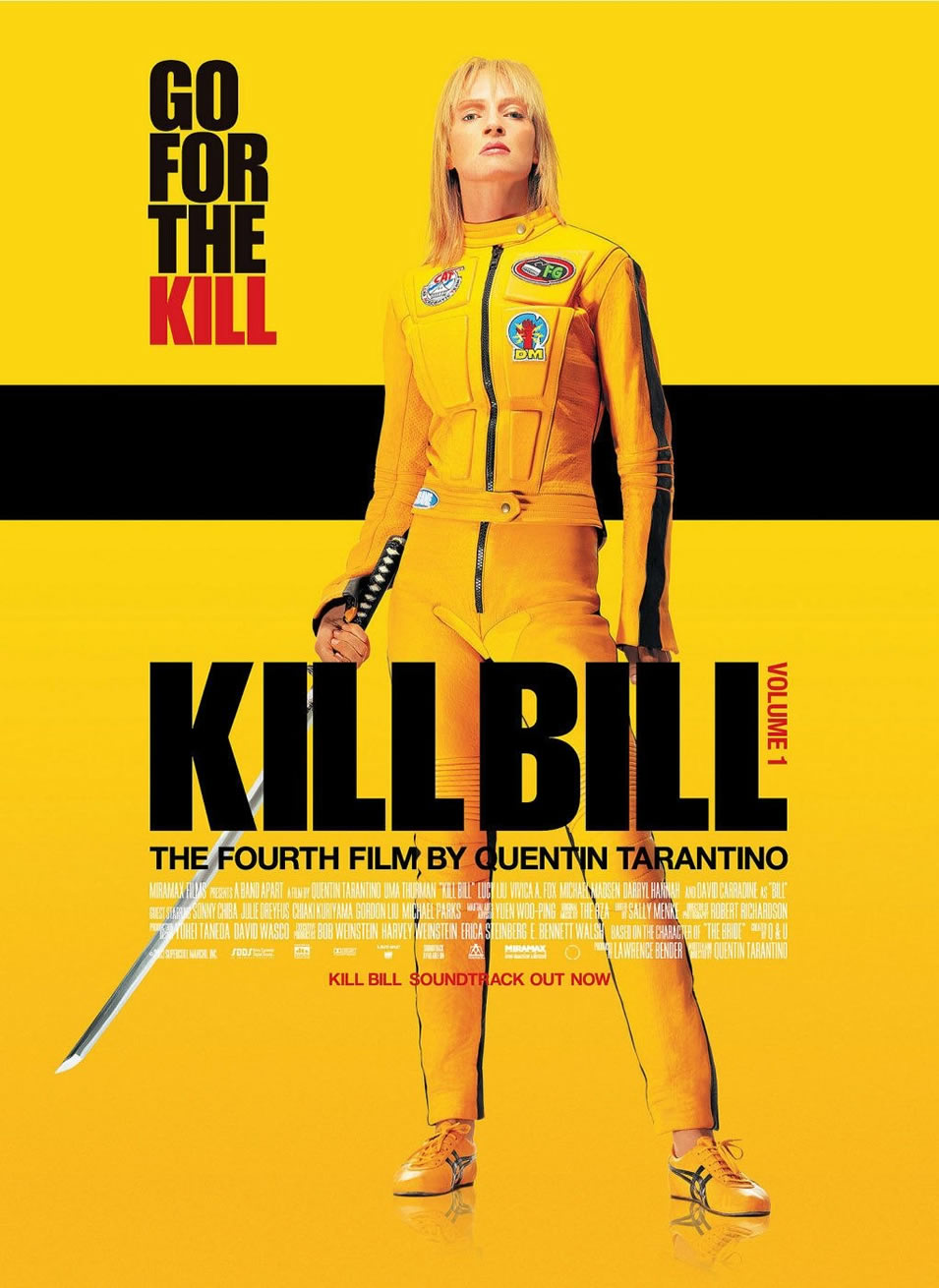 Cartel de Kill Bill: Vol. 1 - EE.UU.