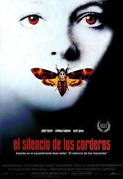 Cartel de El silencio de los corderos