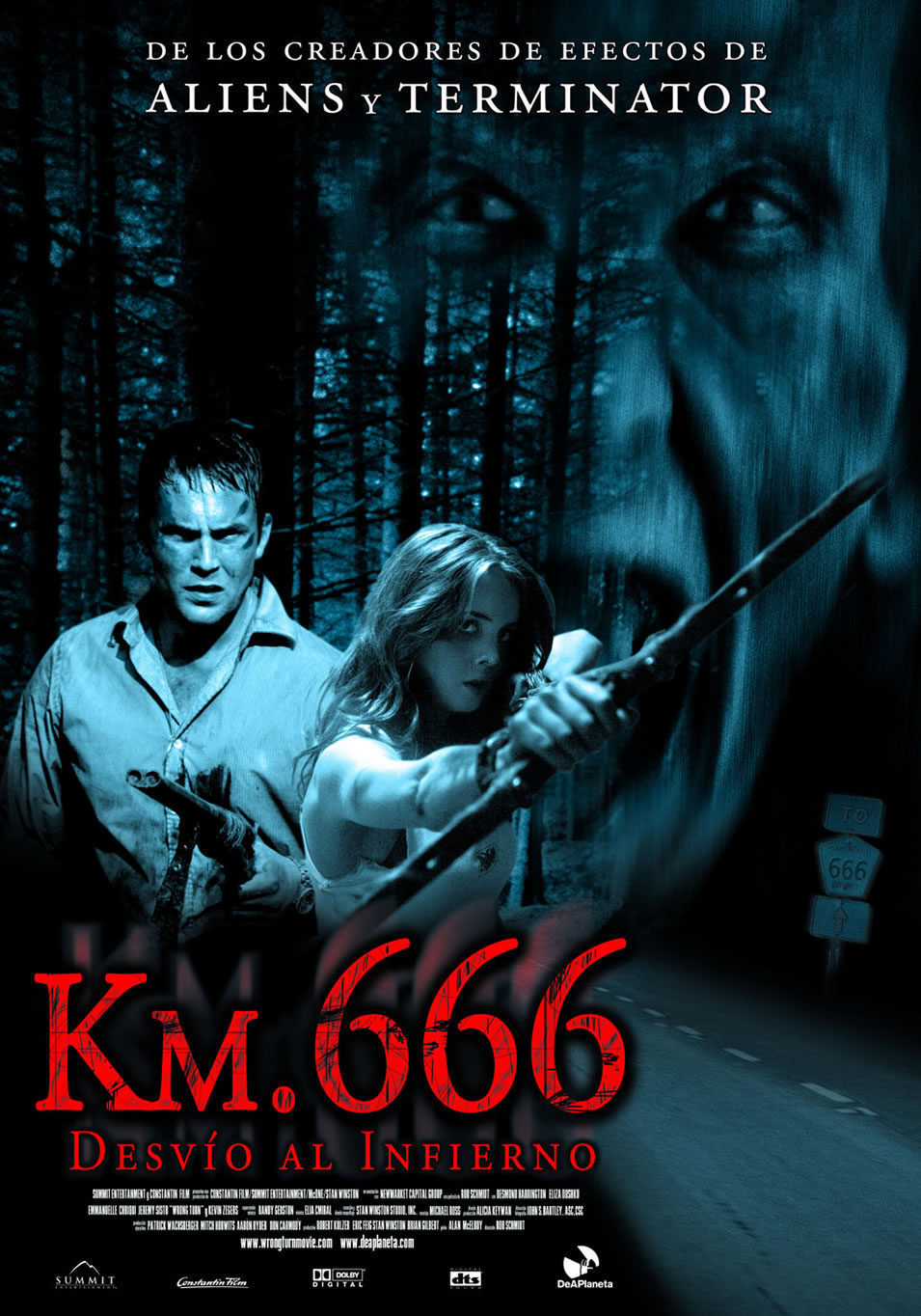 Cartel de Km. 666 - España