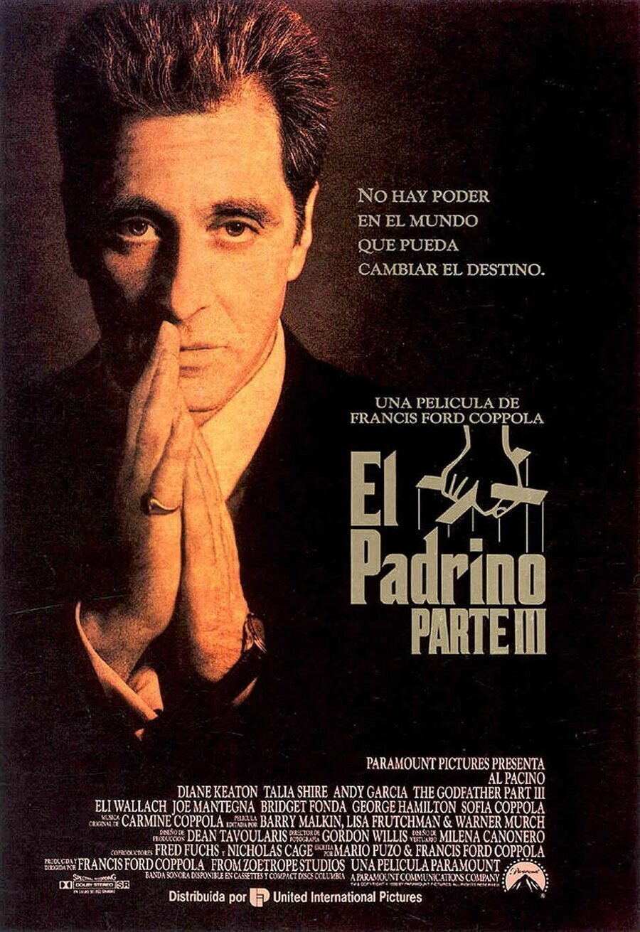 Cartel de El Padrino: Parte III - España