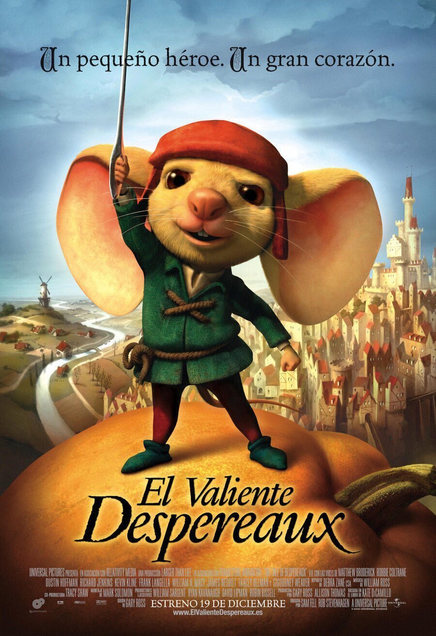 Cartel de El valiente Despereaux - España