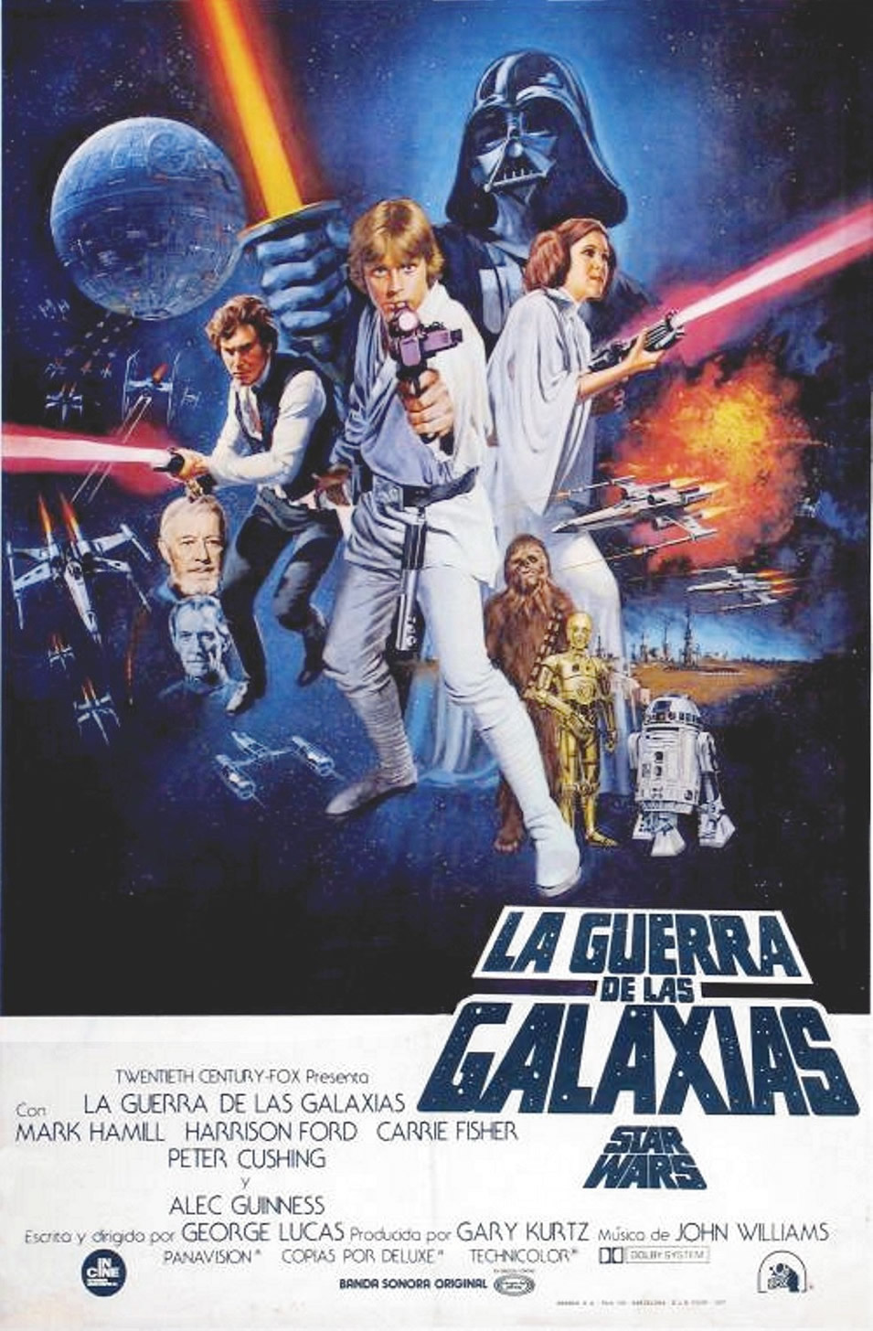 Cartel España de 'Star Wars: Episodio IV - Una nueva esperanza'