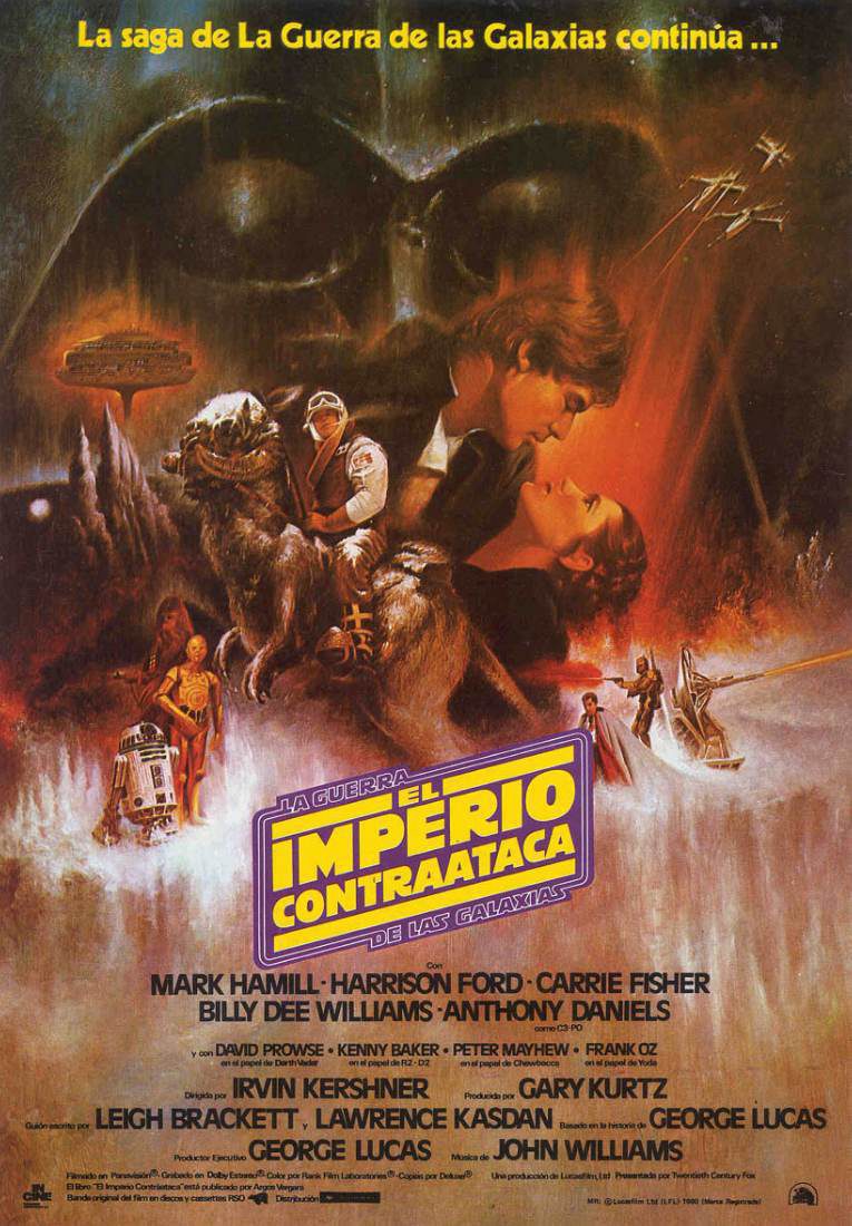 Cartel de Star Wars: Episodio V - El imperio contraataca - España