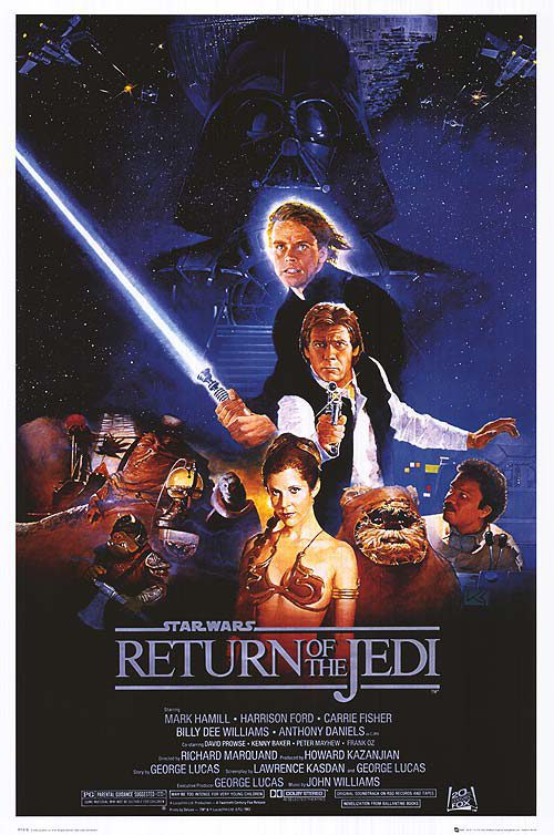 Cartel de Star Wars: Episodio VI - El retorno del Jedi - EE.UU.