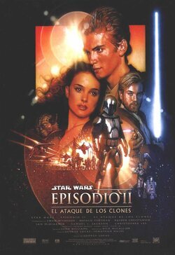 Cartel de Star Wars: Episodio II - El ataque de los clones