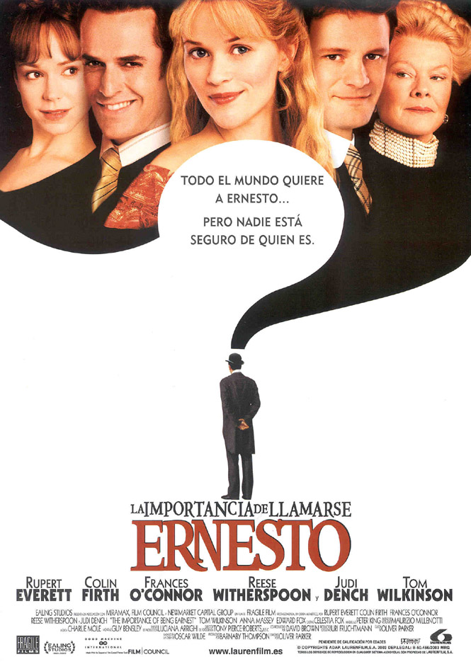 Cartel de La importancia de llamarse Ernesto - España