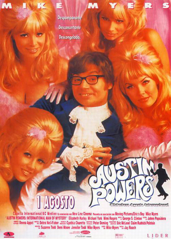 Cartel de Austin Powers: Misterioso agente internacional - España