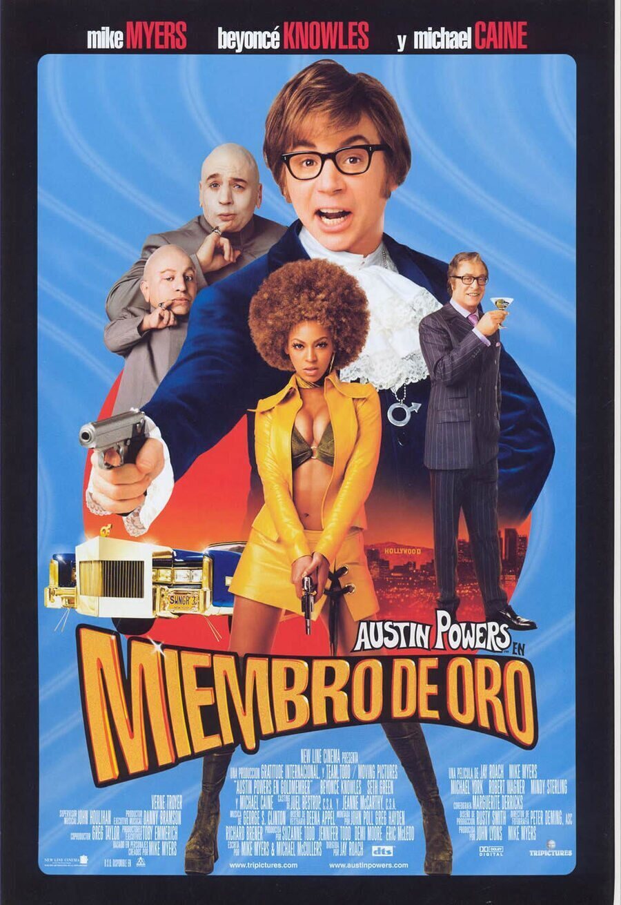 Cartel de Austin Powers en Miembro de Oro - España