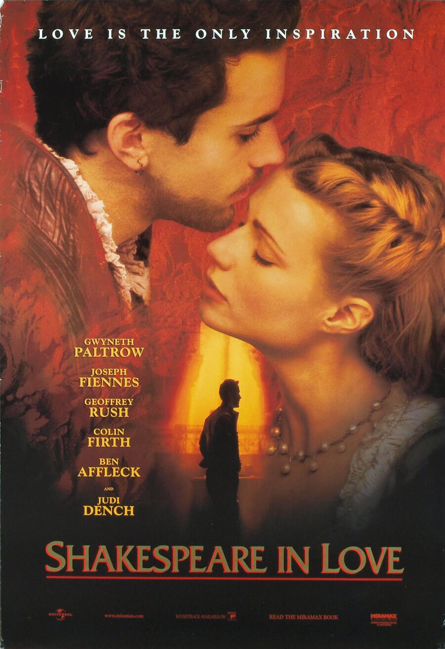 Cartel de Shakespeare in Love (Shakespeare enamorado) - EEUU