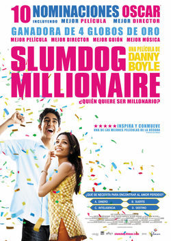 Cartel de Slumdog millionaire