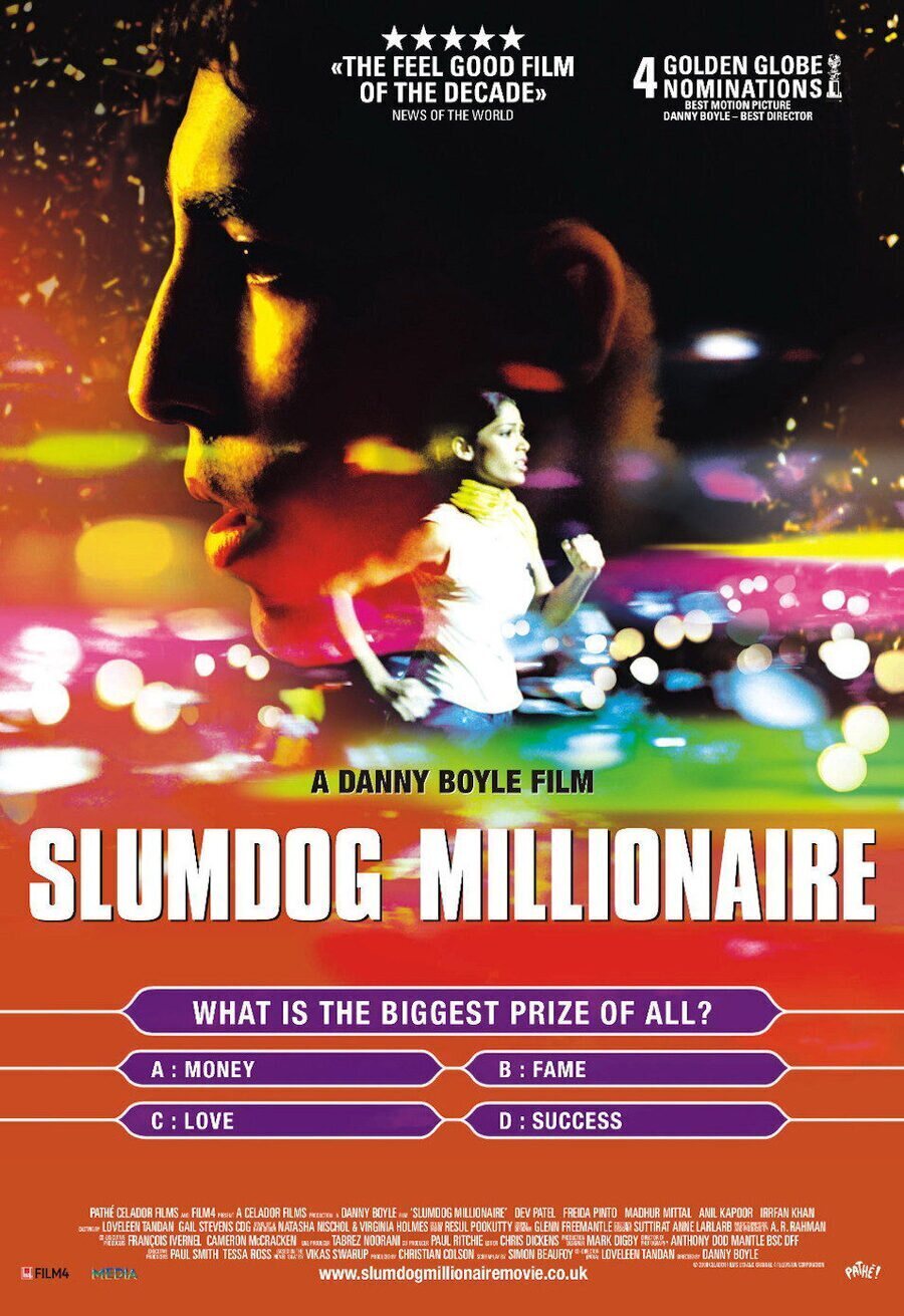 Cartel de Slumdog millionaire - Reino Unido