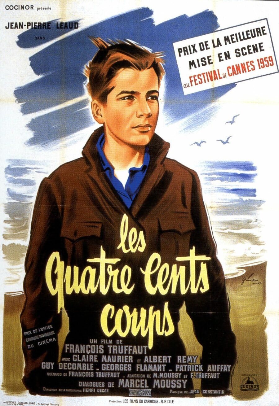 Cartel de Los 400 golpes - Francia