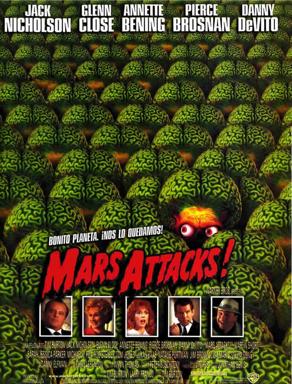 Cartel de Mars Attacks! - España