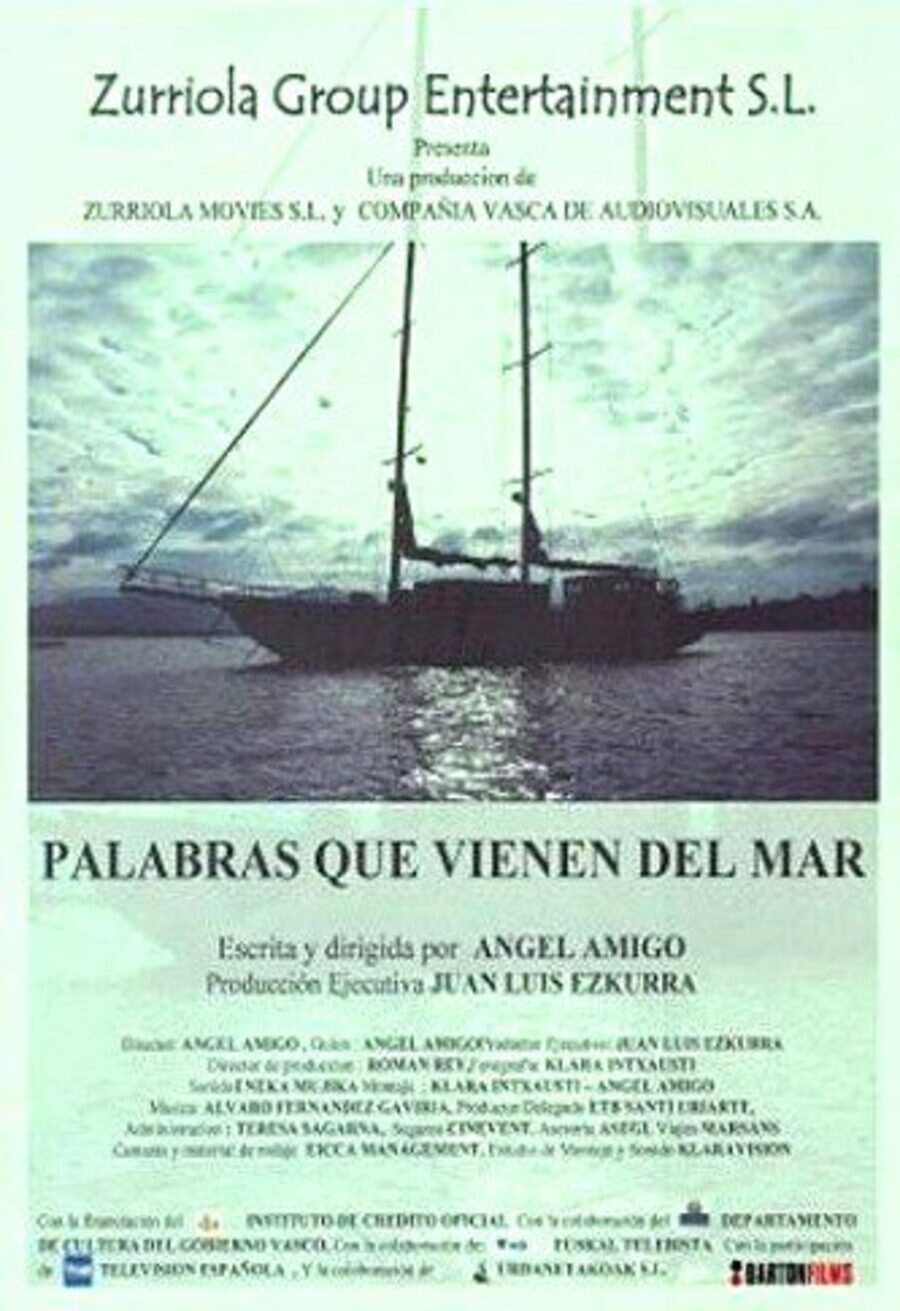 Cartel de Palabras que vienen del mar - España