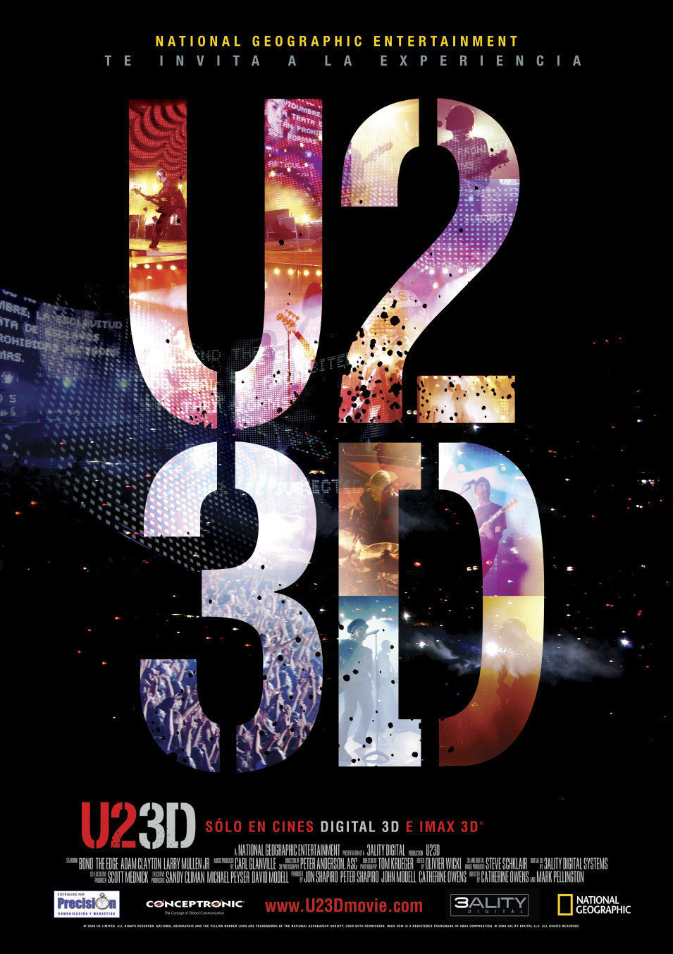 Cartel de U2 3D - España