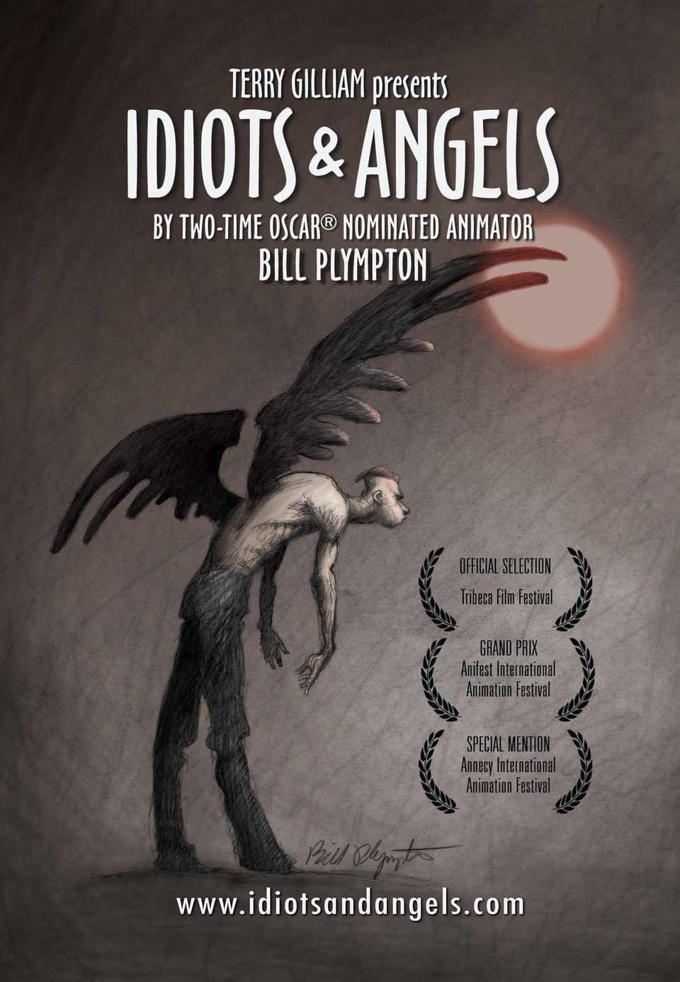 Cartel de Idiotas y ángeles - Estados Unidos