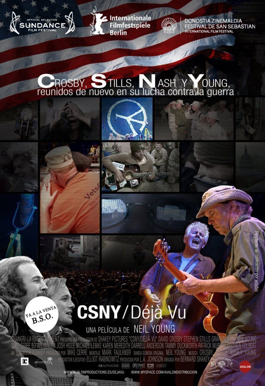 Cartel de CSNY/Déjà Vu - España