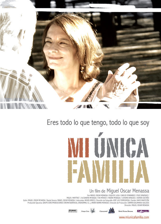 Cartel de Mi única familia - Argentina