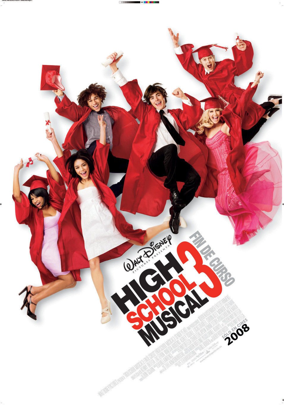 Cartel de High School Musical 3 - España