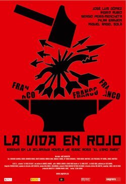 Cartel de La vida en rojo