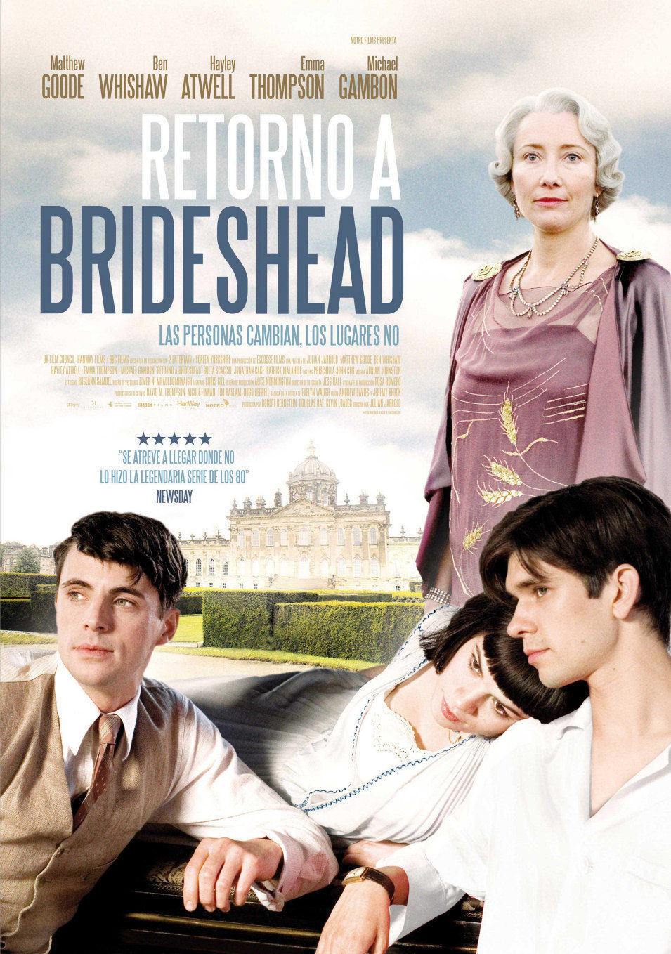 Cartel de Retorno a Brideshead - España