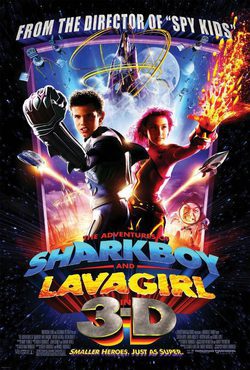 Cartel de Las aventuras de Sharkboy y Lavagirl en 3D