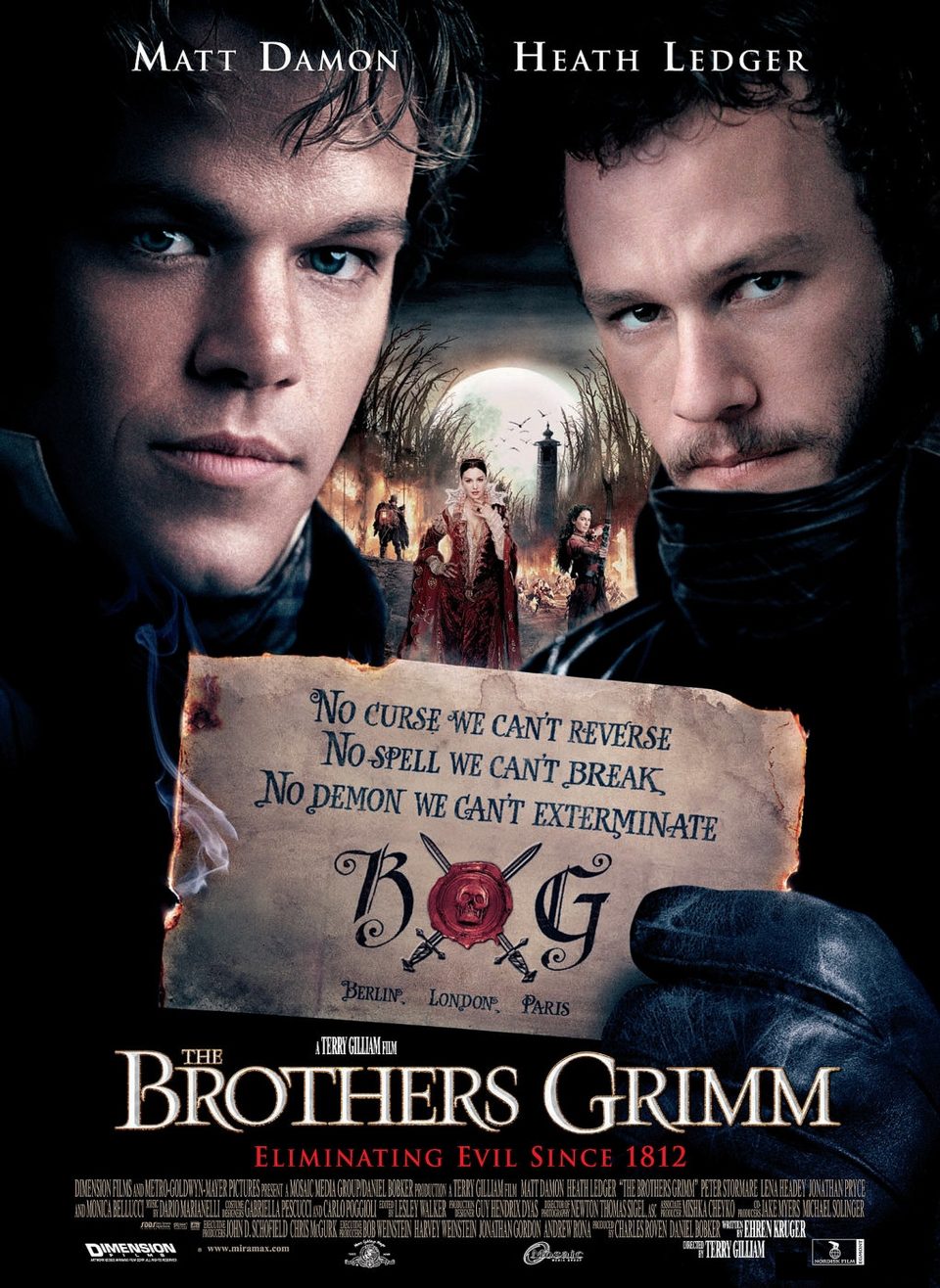Cartel de El secreto de los hermanos Grimm - Estados Unidos