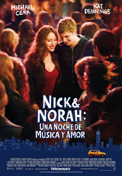 Cartel de Nick y Norah, una noche de música y amor