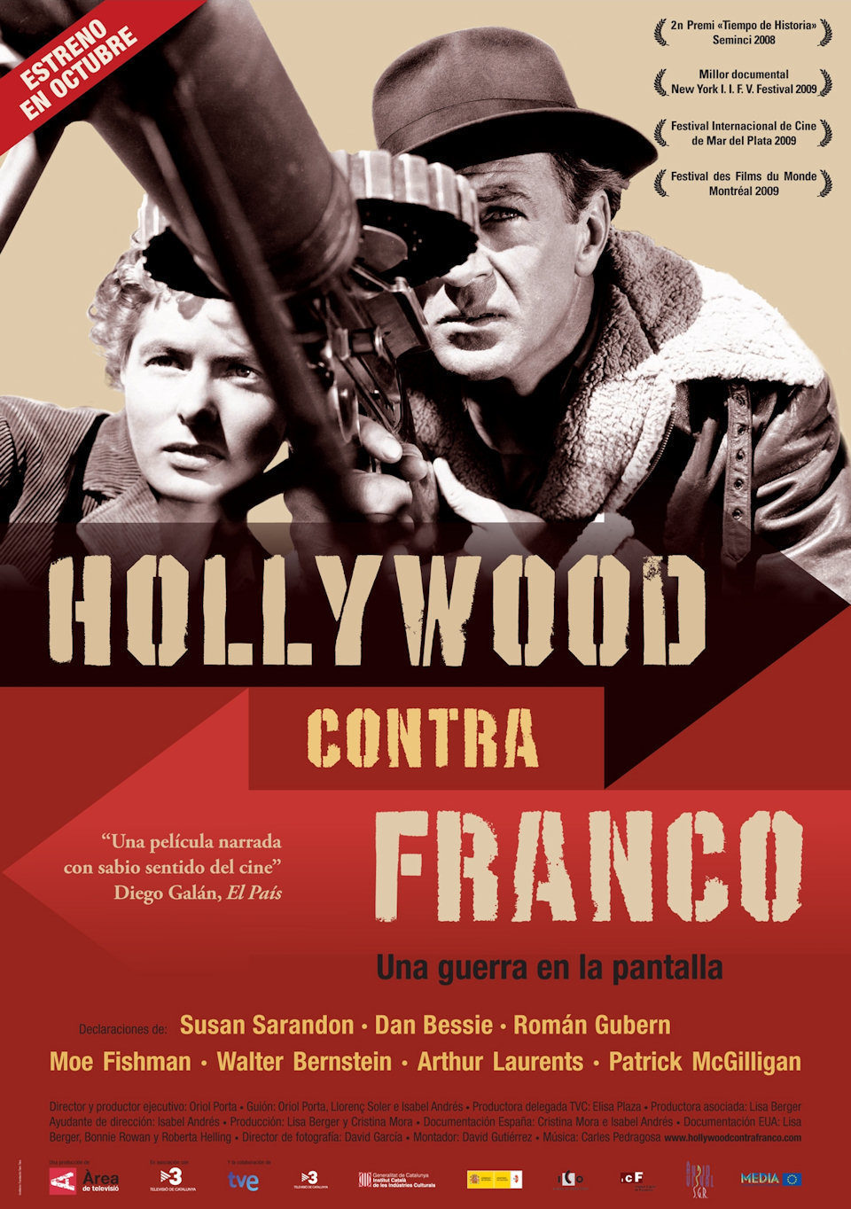 Cartel de Hollywood contra Franco - España