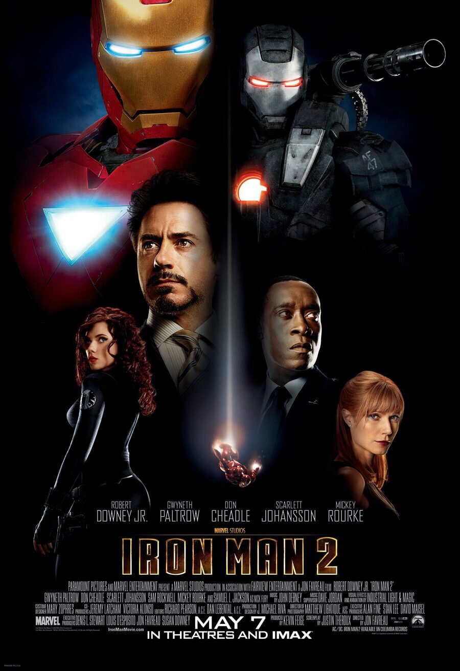 Cartel de Iron Man 2 - Estados Unidos