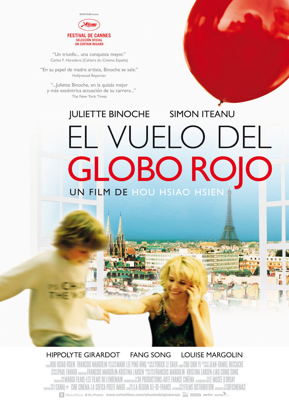 Cartel de El vuelo del globo rojo - España