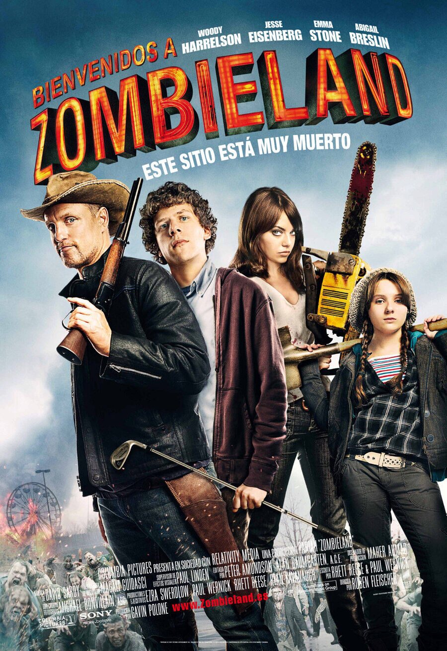 Cartel de Bienvenidos a Zombieland - España