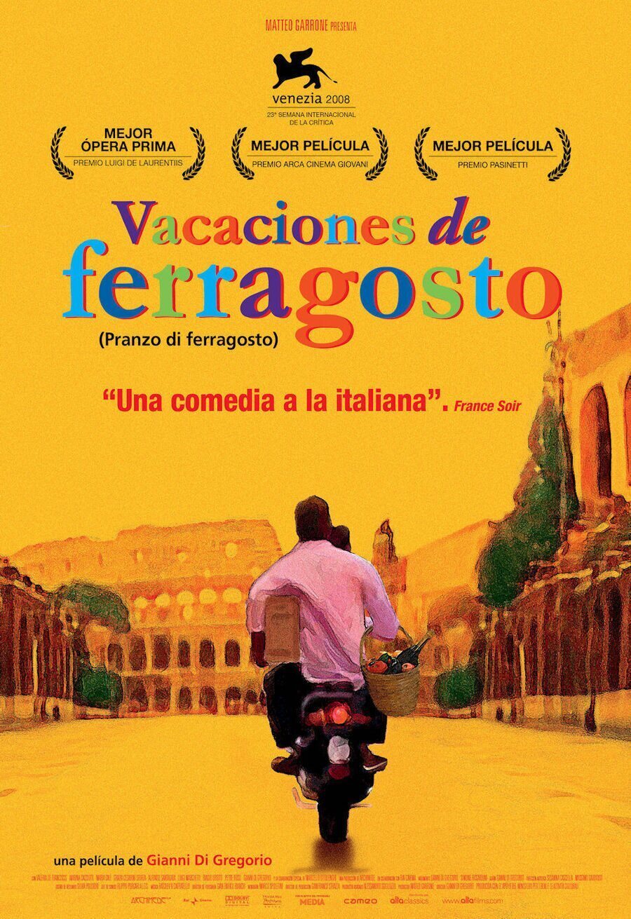 Cartel de Vacaciones de ferragosto - España