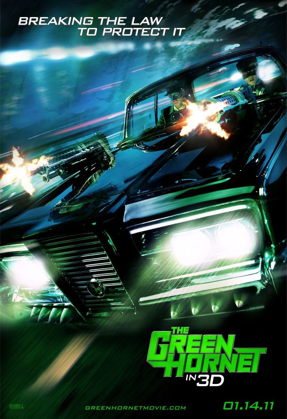 Cartel de The Green Hornet - Estados Unidos