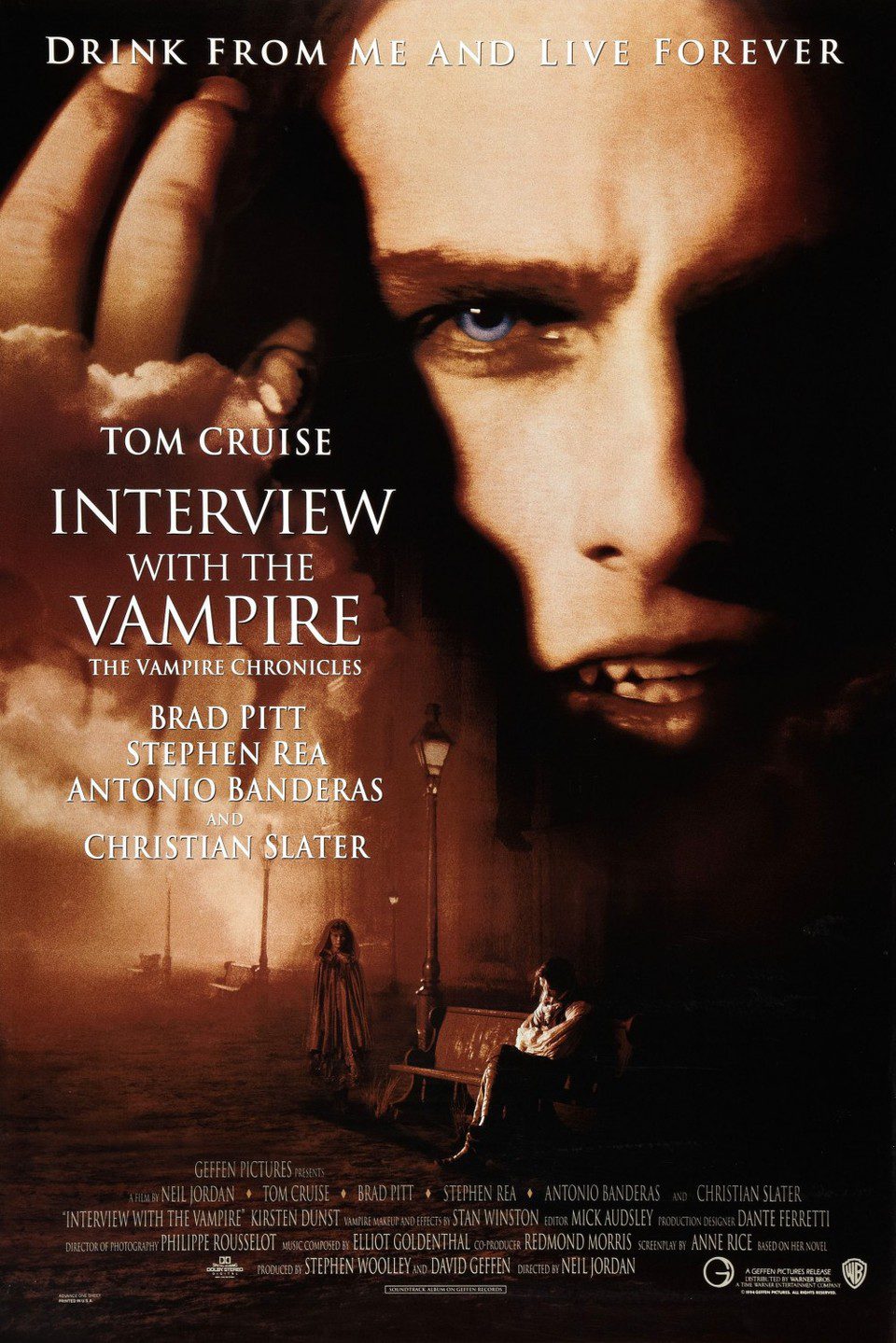 Cartel de Entrevista con el vampiro - EEUU