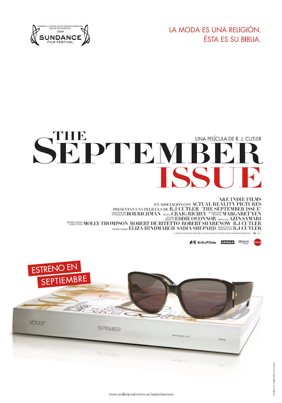 Cartel de The september issue - España
