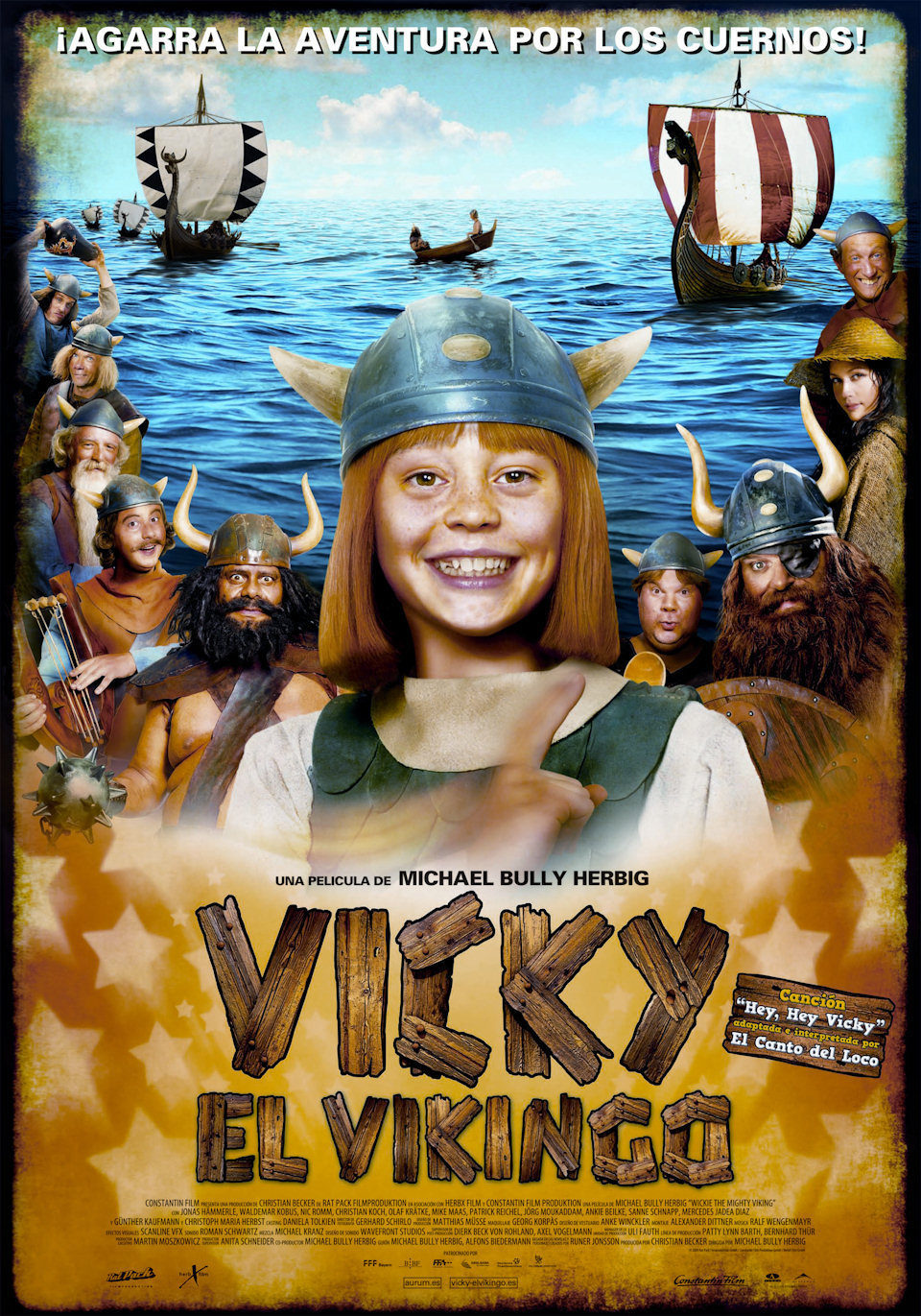 Cartel de Vicky el vikingo - España
