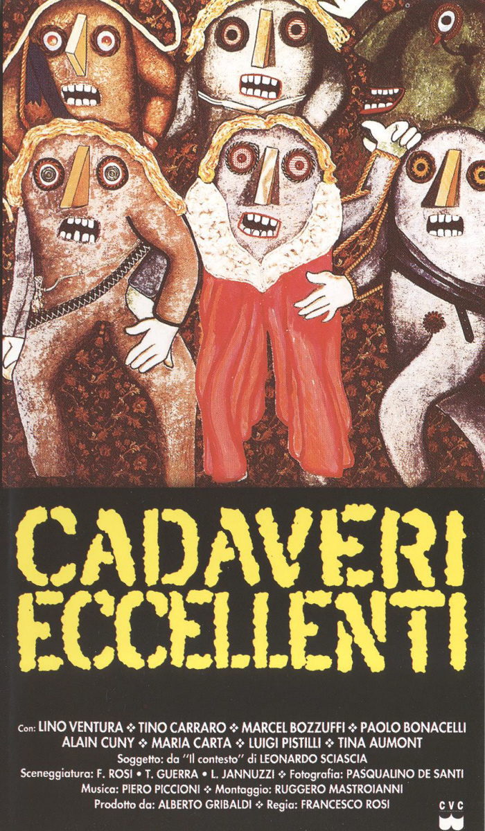 Cartel de Excelentísimos cadáveres - Italia