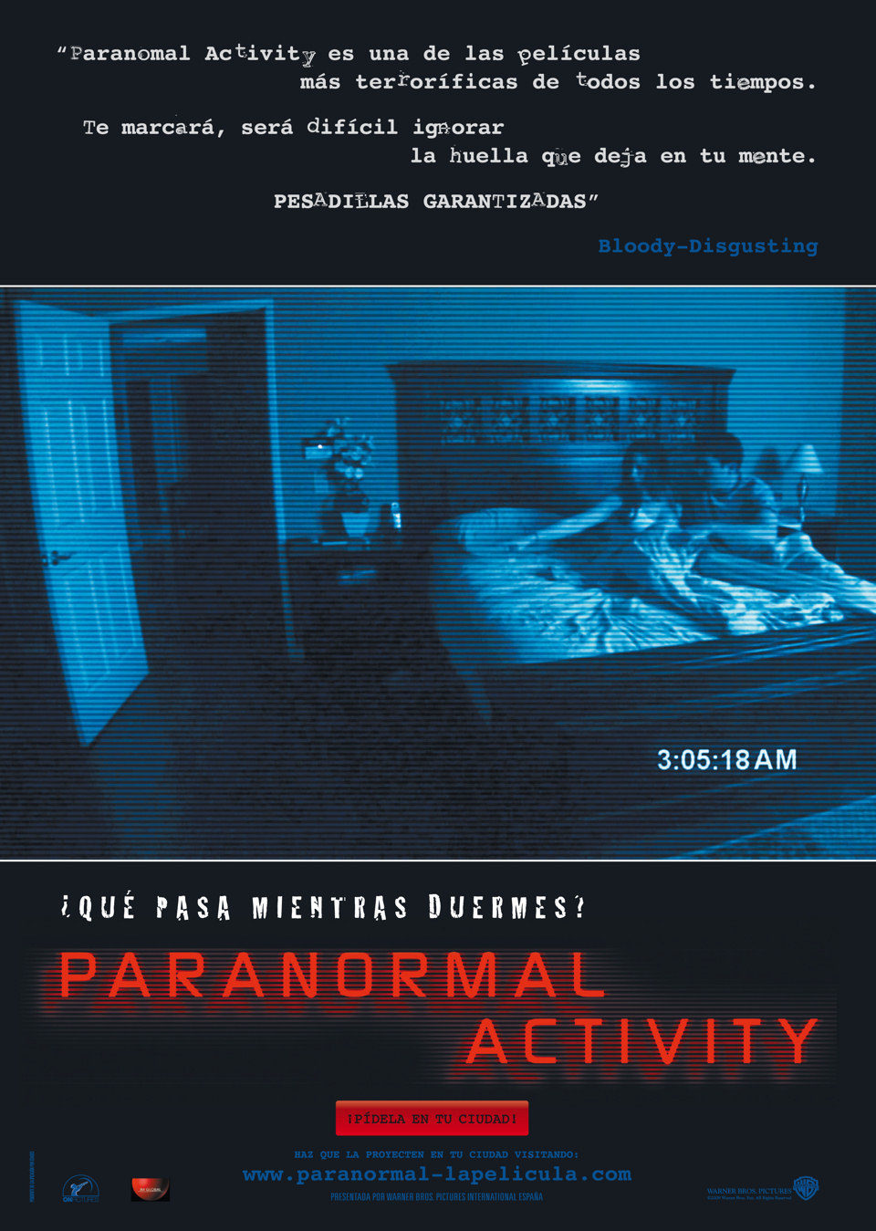 Cartel de Paranormal Activity - España