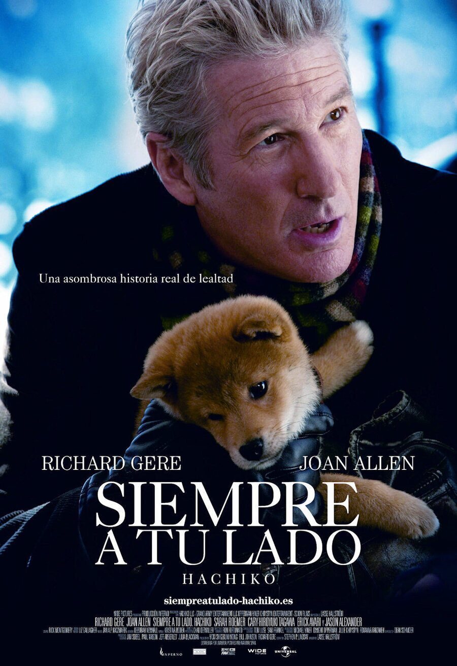 Cartel de Siempre a tu lado. Hachiko - España