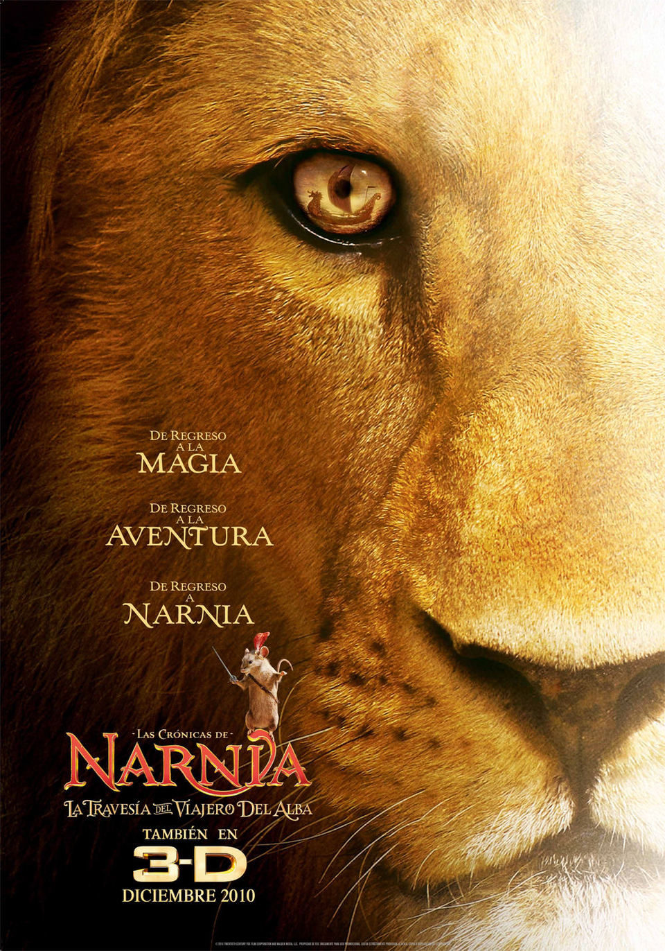 Cartel de Las Crónicas de Narnia: La Travesía del Viajero del Alba - España