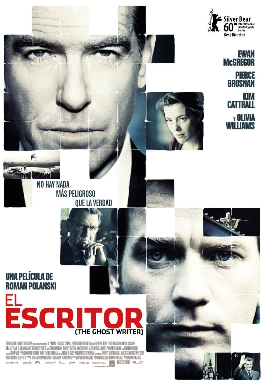 Cartel de El escritor - España