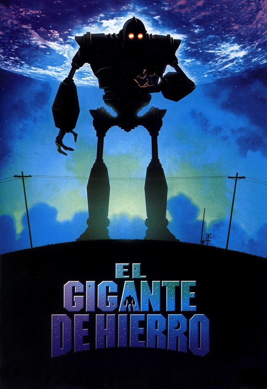 Cartel de El gigante de hierro - España
