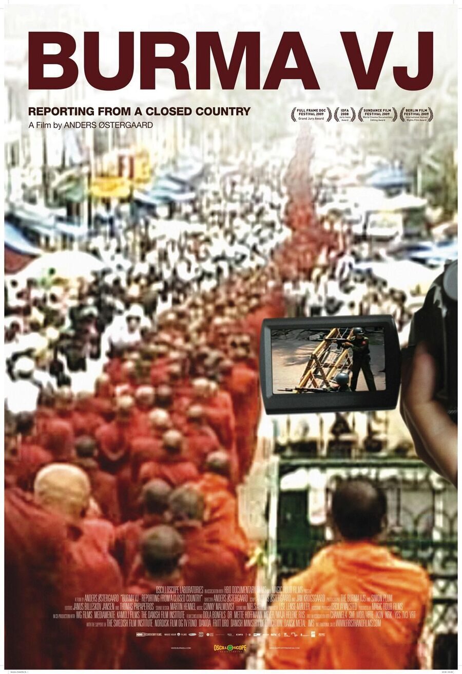 Cartel de Burma VJ: Reporter i et lukket land - EEUU