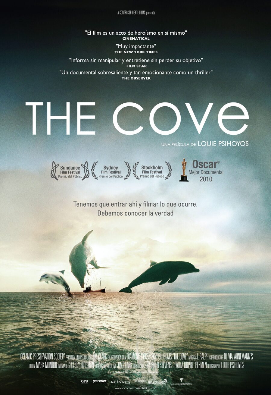 Cartel de The Cove - España