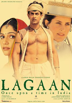 Cartel de Lagaan: Érase una vez en la India