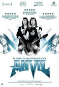 Cartel de Anvil. El sueño de una banda de Rock