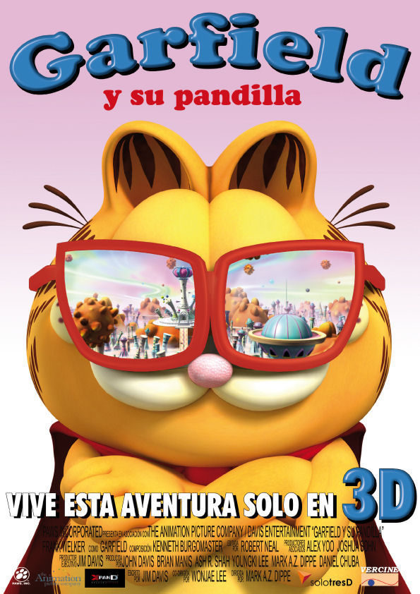 Cartel de Garfield y su pandilla 3D - España